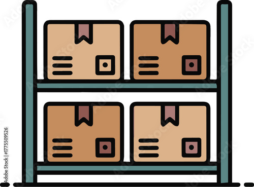 Vector icon design of a USB flash drive symbol illustration for business