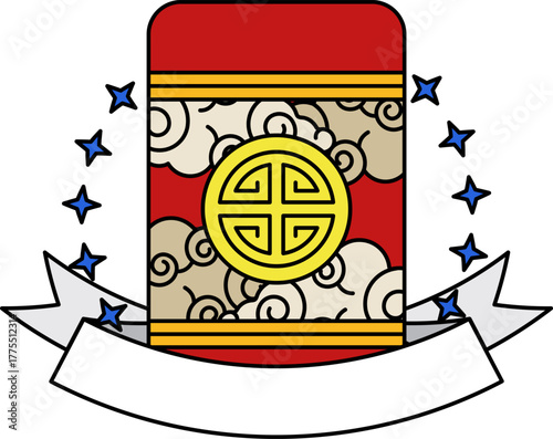 logotype of an ang pao