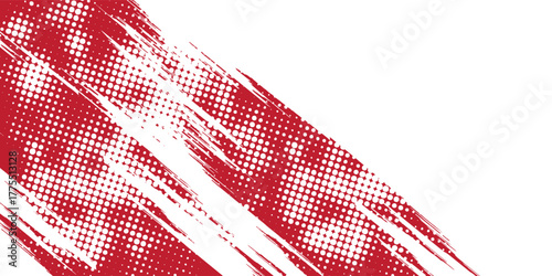 Straight red ink vector lines pack. Bloody color long and round hand-drawn brushstroke text highlights, frames, circles. Asian calligraphy brushstroke set.