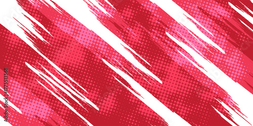 Straight red ink vector lines pack. Bloody color long and round hand-drawn brushstroke text highlights, frames, circles. Asian calligraphy brushstroke set. Eps10