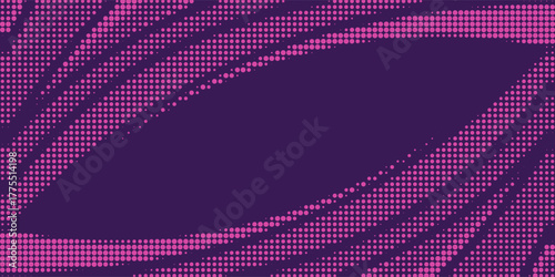 Modern colored poster for sports. Dynamic wave with dots created using blend tool. Illustration suitable for design. Vector Illustration