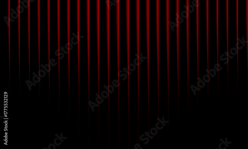 Reeded fractal neon glass texture abstract background with vibrant pastel gradients and bright smooth fluted vertical lines. Red ribbed glass. Mesh line gradient. vector illustration