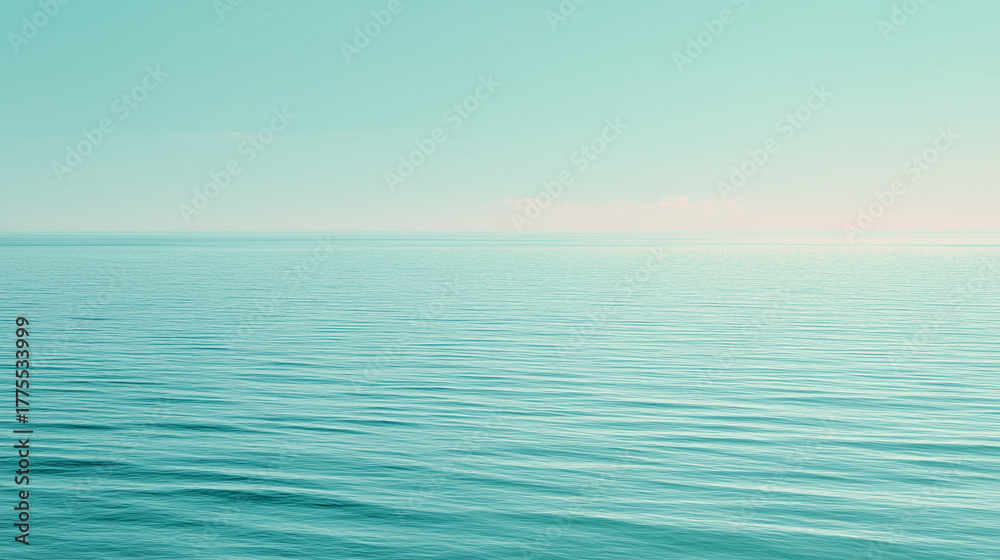 Obraz premium ターコイズブルーの海 / Turquoise Pastel Sea