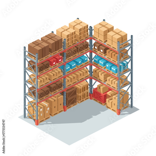 Logistics and Supply Chain Management Industrial Storage System