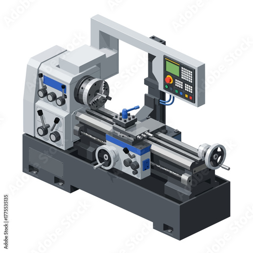 High Precision Workshop Vector Machinery with Control Screen