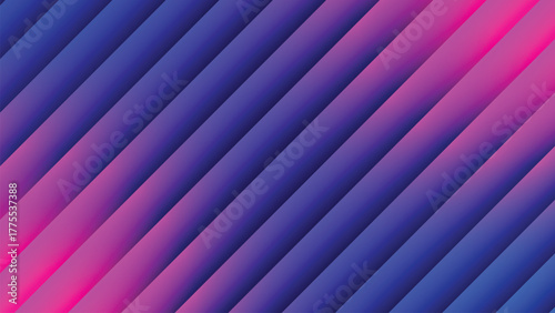 Abstract diagonal gradient background in blue purple and pink hues