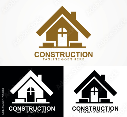Modern Building Construction Logo Design | Real Estate Architecture Firm Branding | Urban Developer Icon Template