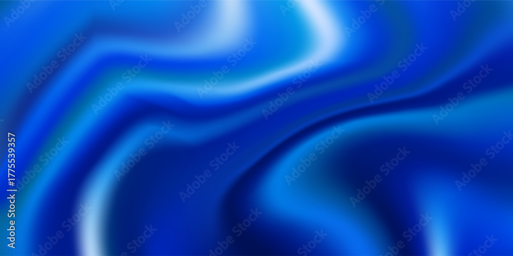 Obraz premium Blue Abstract Fluid Wave Background. modern creative trendy design
