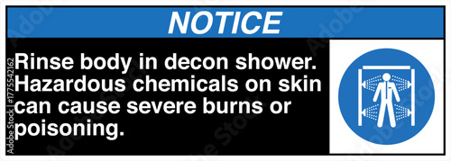 014 NOTICE Rinse body in deco...