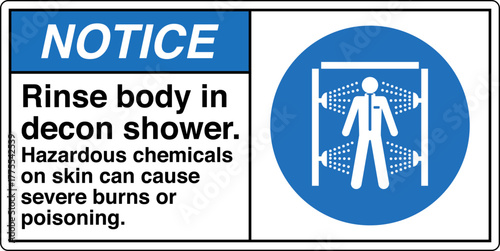 007 NOTICE Rinse body in deco...