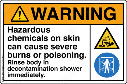 019 WARNING Rinse body in dec...