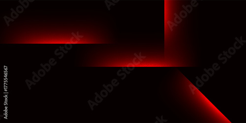 Red and Black Futuristic Abstract Background. Suit for banner, web, poster, pamflet, brochure and presentation