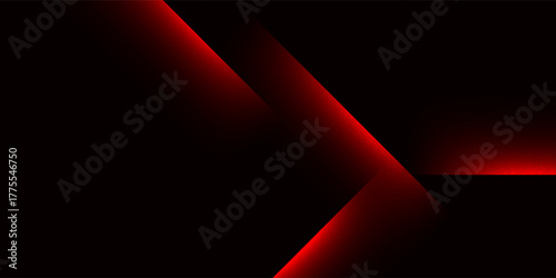 Red and Black Futuristic Abstract Background. Modern trendy design in Vector Illustration