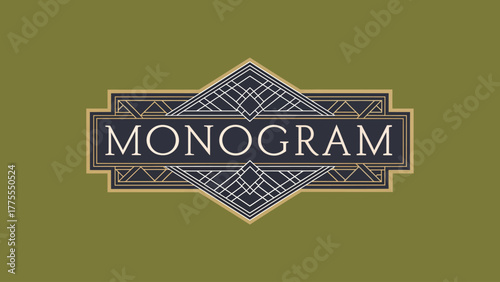 letter monogram, geometric line art, two color vector, minimal logo design, elegant outline, ab mjhay in k single, inline keywords do