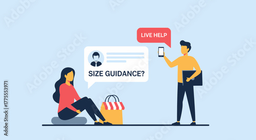 Online Shopping Assistance With Live Help For Size Guidance