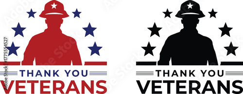Thank You Veterans design icon