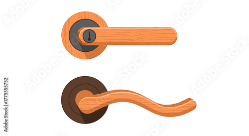 Discover elegant wooden door handles, offering modern design and classic charm for any home renovation or interior decor project.