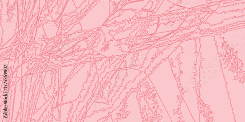 Abstract pink background with grunge effect seamless pattern with  flowers wall texture rough concrete  wallpaper . color illustration backdrop design.