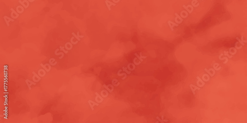 Abstract Watercolor red grunge background painting. Old vintage grunge pattern distressed bright red paper. Expressive abstract painting showcasing a vivid fiery red color palette with smoky undertone