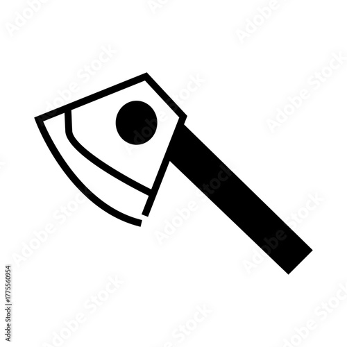 vector illustration of an axe