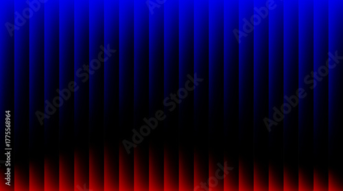 Neon Light Effect Stripes Glass Abstract Background. Futuristic Glowing Vertical Bars. Modern Digital Glitch and Sound Wave Design for Banner, Poster, Presentation, Wallpaper, or Web.