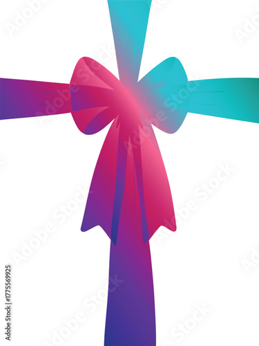 Ribbon with Gradient Colors