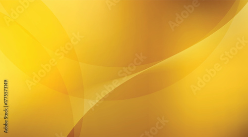 Abstract backdrop with graceful curves, showcasing a gradient of golden yellows and umber hues, creating a luminous and fluid texture with soft, flowing lines