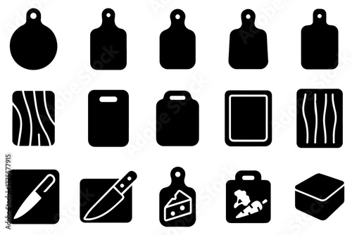 Cutting board wooden chopping kitchen surface