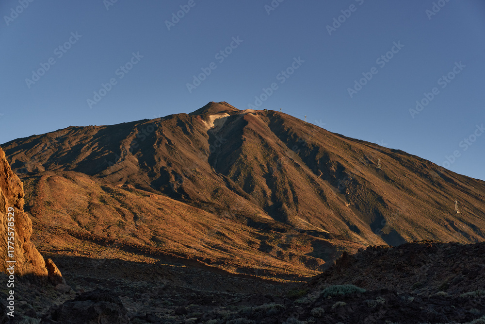 Fototapeta premium Teide mountain in morning light