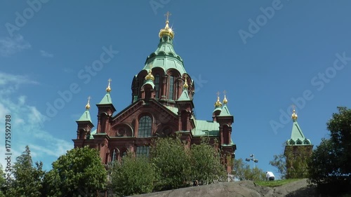 Wallpaper Mural HELSINKI, FINLAND - July 12, 2016: Cathedral of the Assumption summer day. Torontodigital.ca