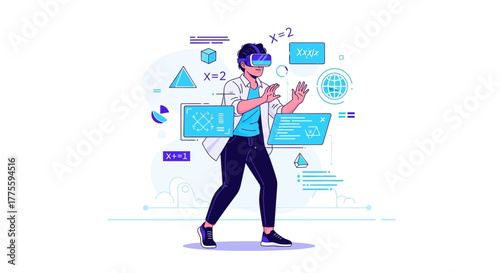 Experiencing Futuristic Computation: Virtual Reality and Interactive Digital Environments