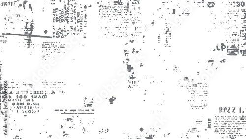 Subtle white canvas background with fine cotton and linen pattern texture. Old photocopy grunge texture with scratches dots and vintage gray tone. 