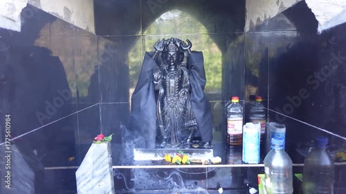 Shani Dev Idol – Lord Shani Temple b roll videos