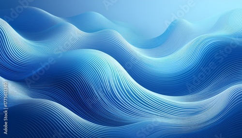 Abstract background with organically flowing lines and smooth wave patterns