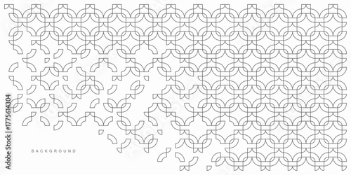 Abstract geometric technological background. Vector creative design.