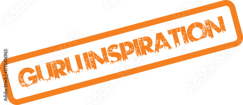Captivating Guru Inspiration Stamp Graphic for Spiritual Encouragement and Wisdom