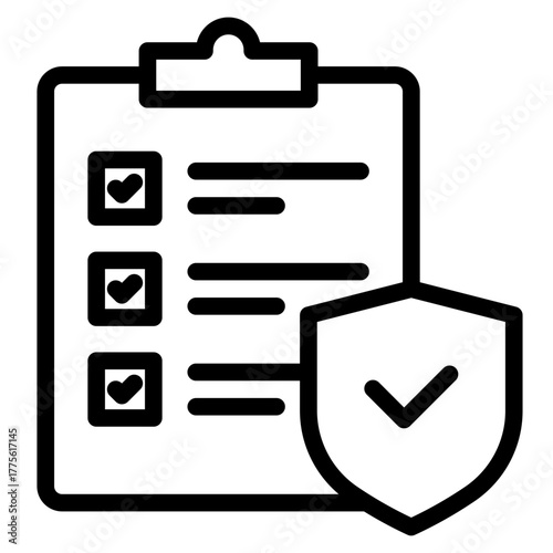 Threat assesment icon in vector illustration