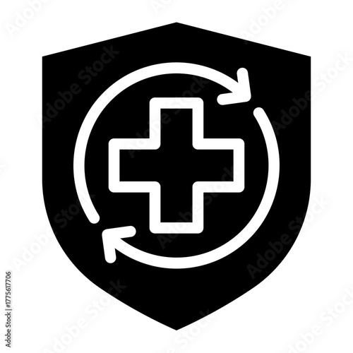 Emergency  icon glyph style vector illustration