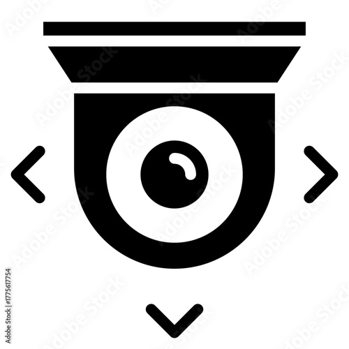 Surveillance  icon glyph style vector illustration