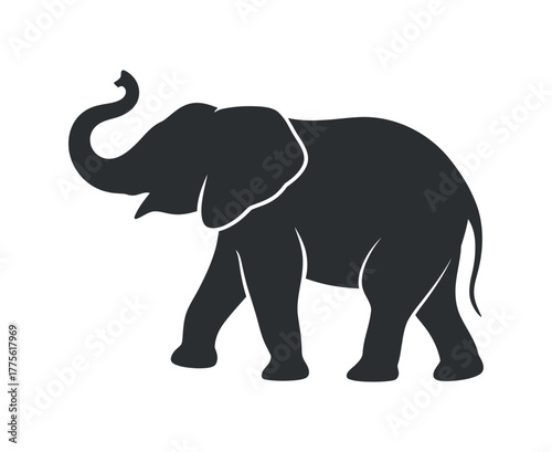 Silhouette Wolf Set Vector Graphic Illustration