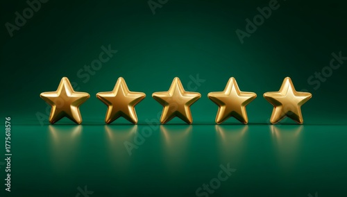 The establishment boasts five golden stars, indicative of its exceptional quality, superior service, and impressive rating, all of which contribute to its outstanding reputation