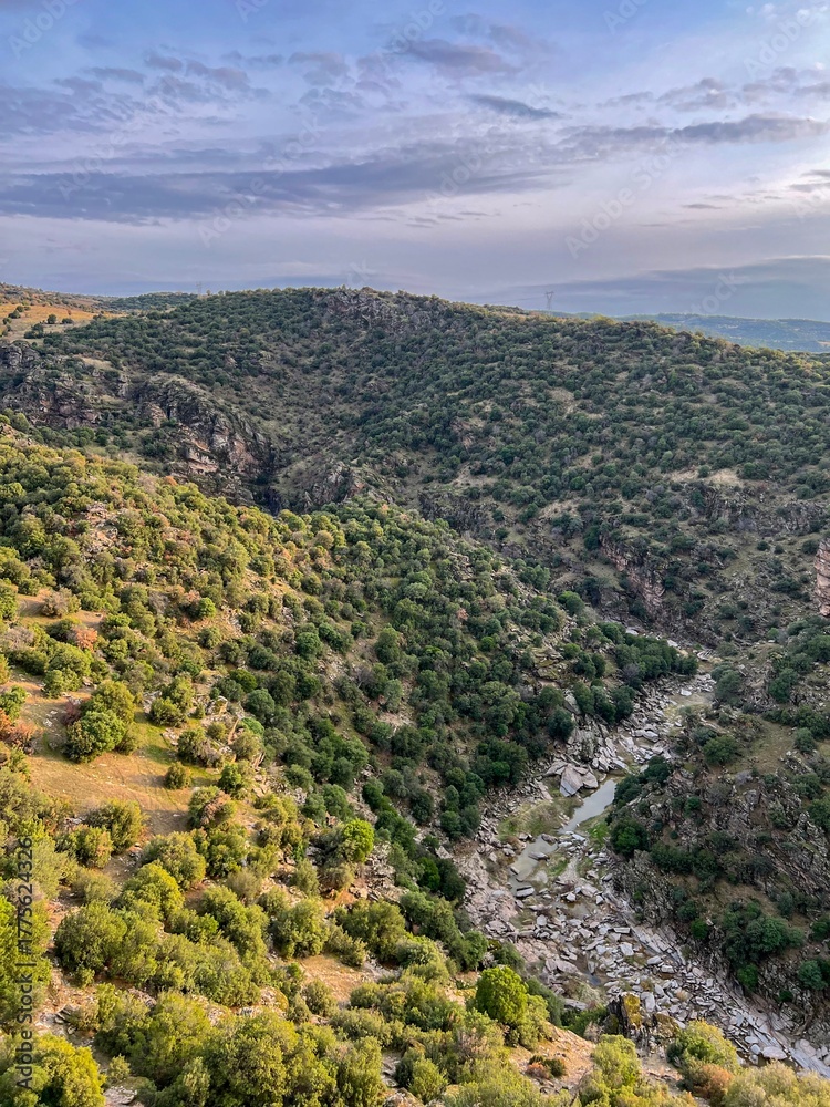 Naklejka premium Mountain landscape in Turkey in autumn