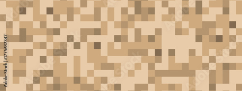 Censorship texture and pixel mosaic background with skin toned pixel pattern on transparent background, featuring checkered censor blur for privacy protection.