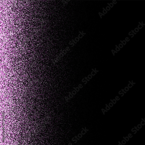 Purple glitter on a black background. eps 10