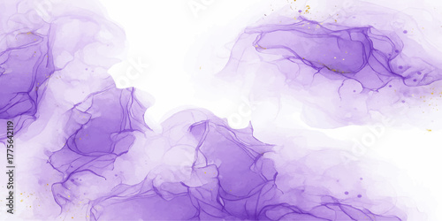 Abstract pink and blue smoke texture flowing on a white backdrop with light