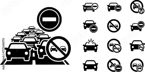 pedestrian, man, signs, pedestrian crossing, crosswalk, roadsign, black, silhouette, vector, flat, car, transport, rule, safety, accident, emergency, danger, people, symbol, sport, run, running, runne