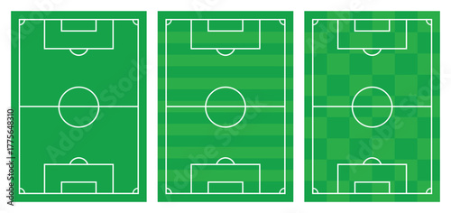 Football Field Icon - Vector Illustration Football Field, Soccer field stock vector.