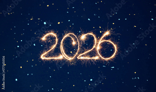New Year's background for the New Year 2026.