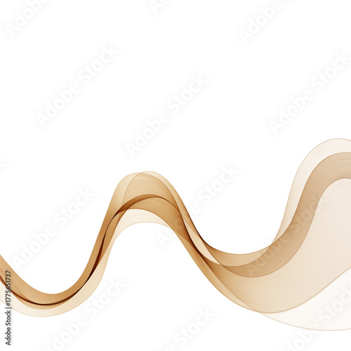 Abstract curved vector wave. background picture. eps 10