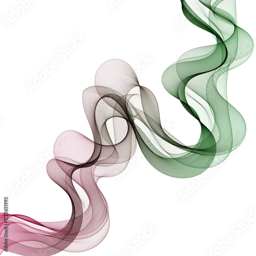 Colored wave pattern. Modern design element. eps 10